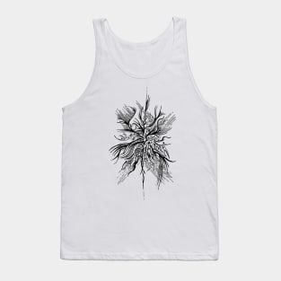 Abstract doodle line Tank Top